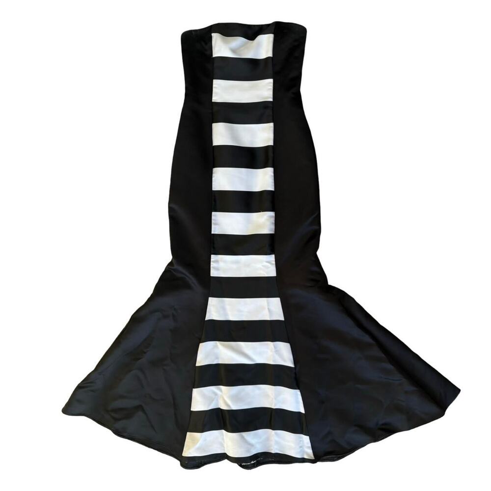 Y2k prom dress fairy grunge jessica mcclintock sz 4 usa made striped